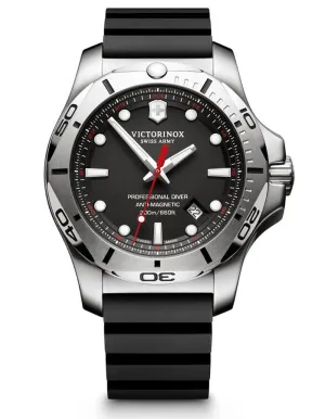 Victorinox Swiss Army Mens INOX Professional Diver - Black Strap - Date - 200m