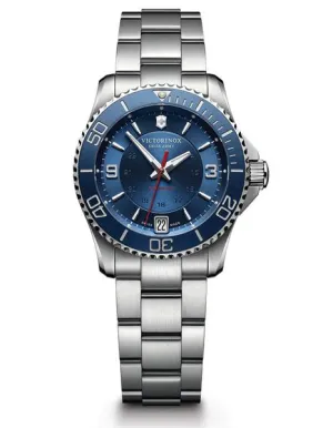 Victorinox Swiss Army Womens Maverick Watch - Bracelet - Blue Dial - Date