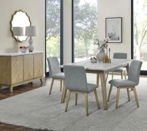 Vida - 5 Piece Dining Set - Brown