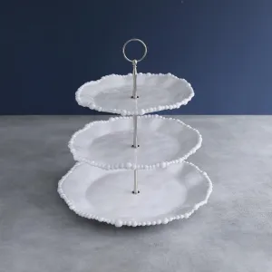 VIDA Alegria Triple Tiered Server (White)