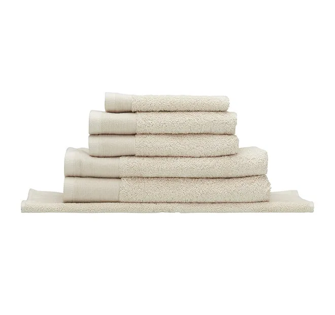 Vida Organic 630GSM Cotton Bath Towel Range Sand