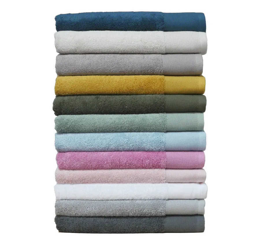 Vida Organic 630GSM Cotton Bath Towel Range Sand