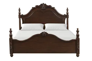 Vienna - 6/6 Eastern King Bed - Dark Brown