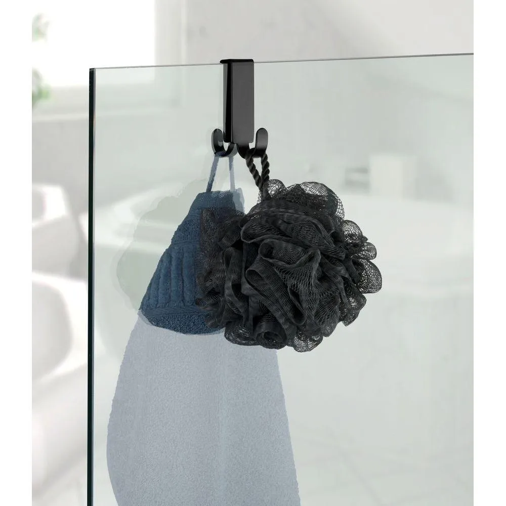 Vieste Double Shower Hook Matte Black