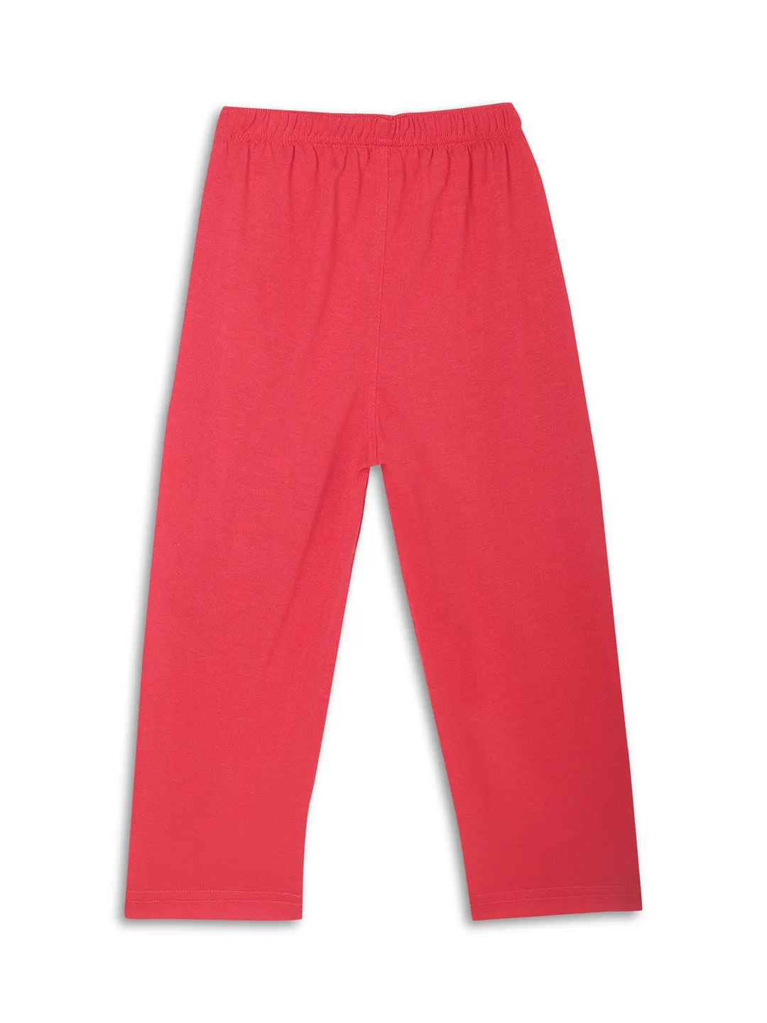 Vimal Jonney Printed  Red Regular Fit Cotton blended Trackpant For Boys