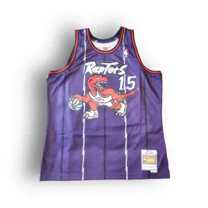 Vince Carter 1998-1999 Toronto Raptors Away Mitchell & Ness Swingman Jersey - Purple