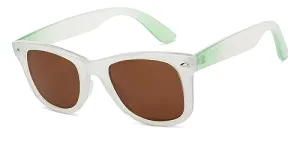 Vincent Chase By Lenskart | White Green Brown Full Rim Square | Branded Latest and Stylish Sunglasses | Polarized and 100% UV Protected | Men & Women | Large | VC S5147/P