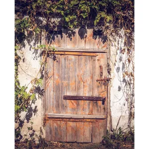 Vineyard Door Printed Backdrop