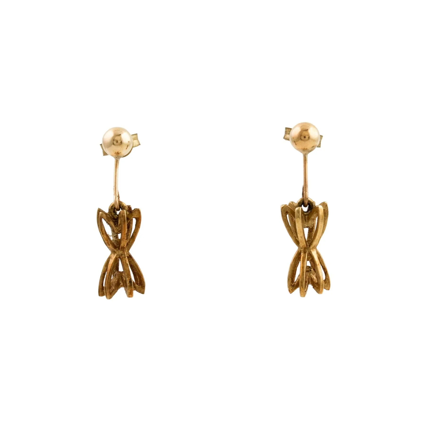 Vintage 10k Gold Drop Earring