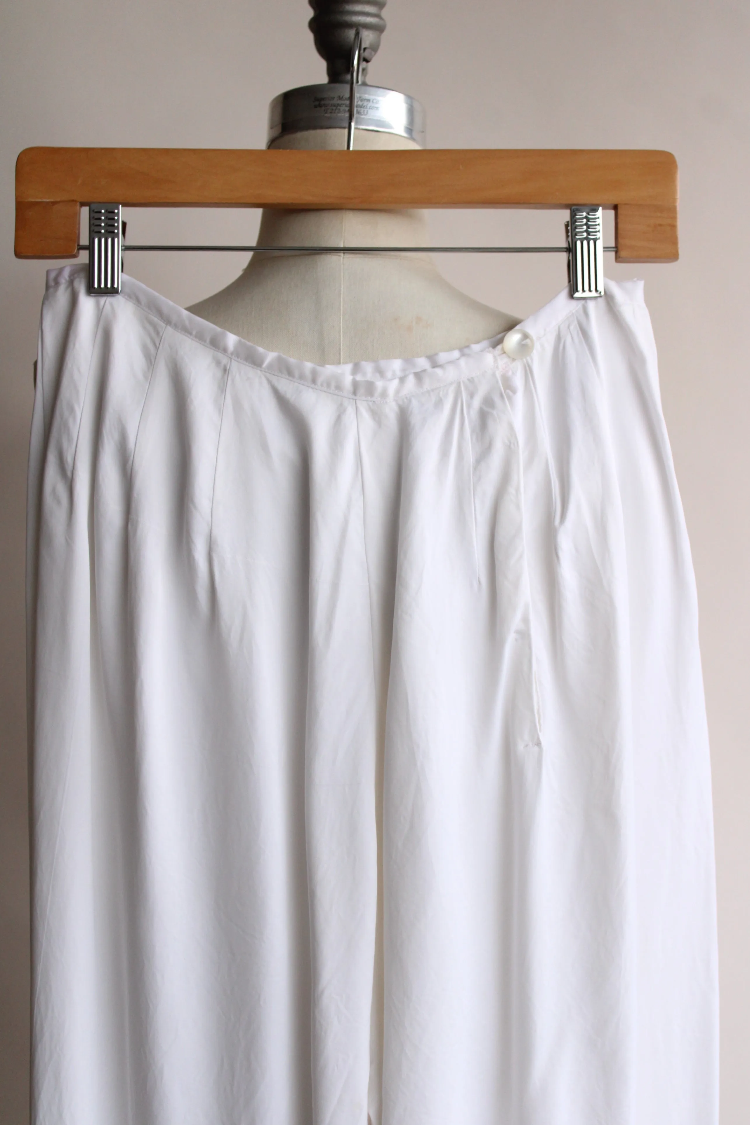 Vintage 1930s White Pajama Pants