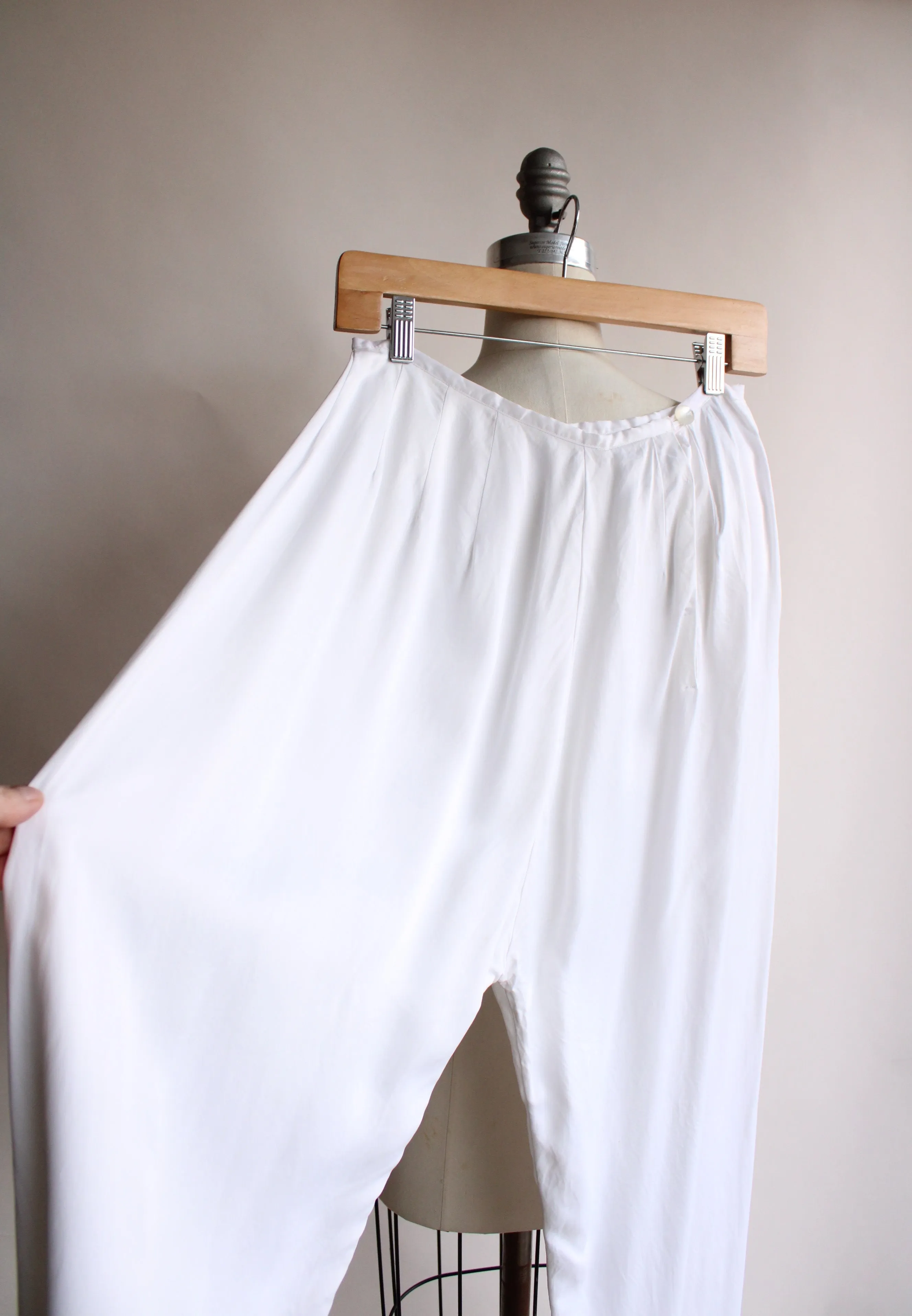 Vintage 1930s White Pajama Pants