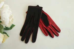 Vintage 1950s 1960s Leather Gloves by Lilly Dache Size 7