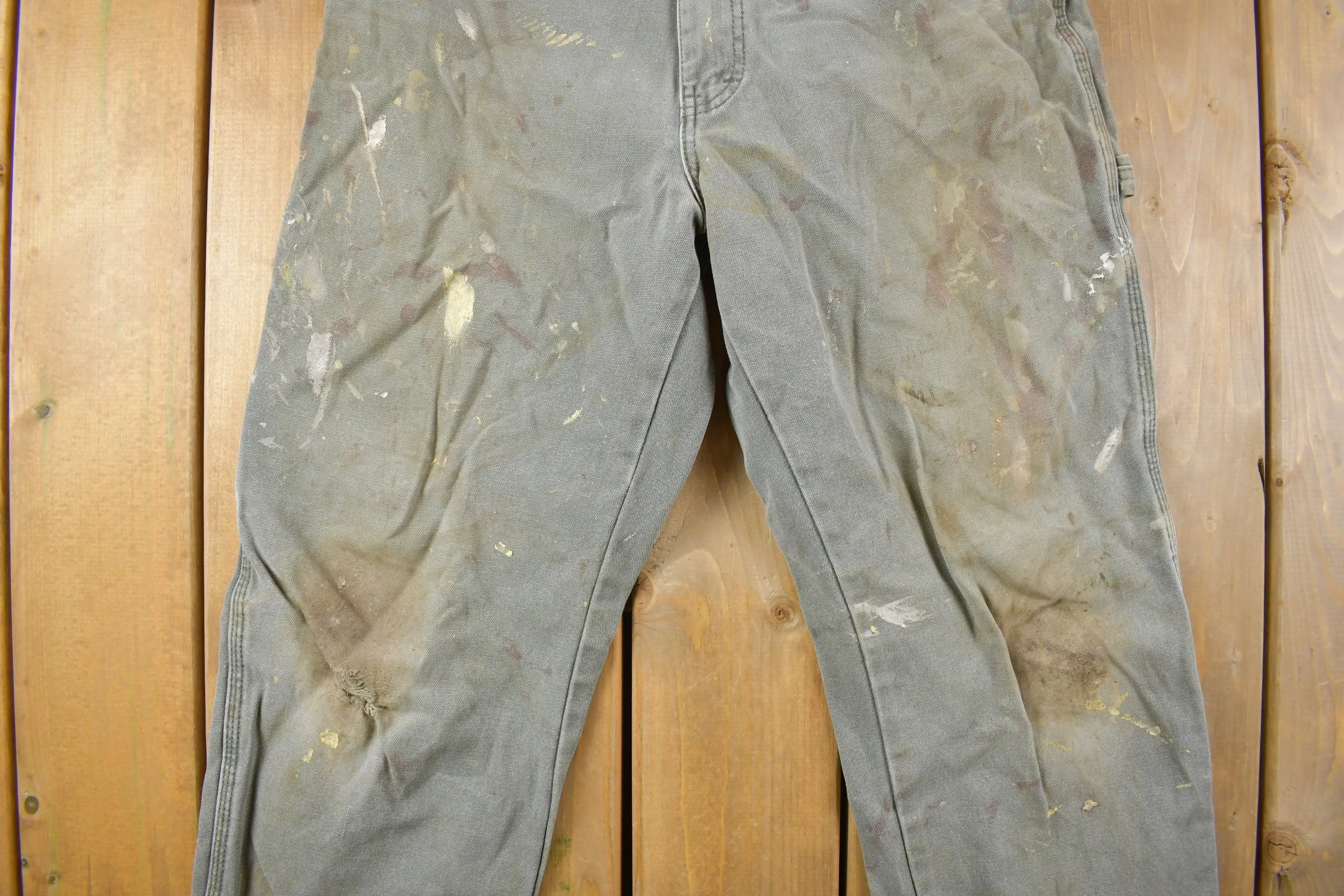 Vintage 1990s Dickies Distressed Painter Cargo Pants 32 x 30