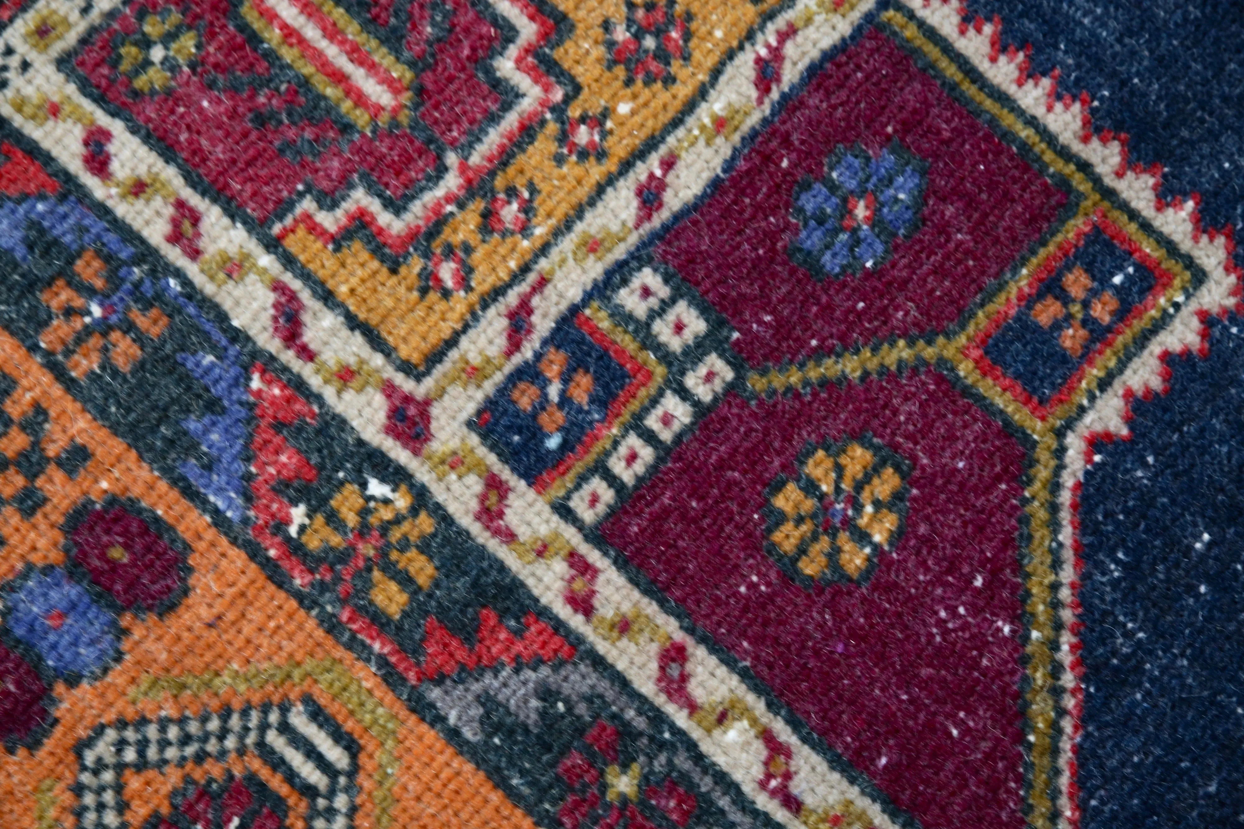 Vintage Anatolian Rug 4.3ftx7ft