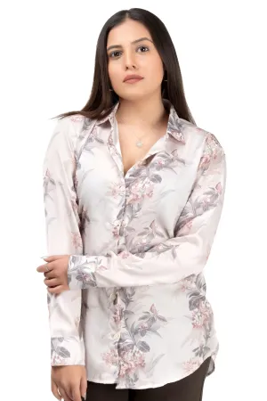 Vintage Bloom Satin Shirt