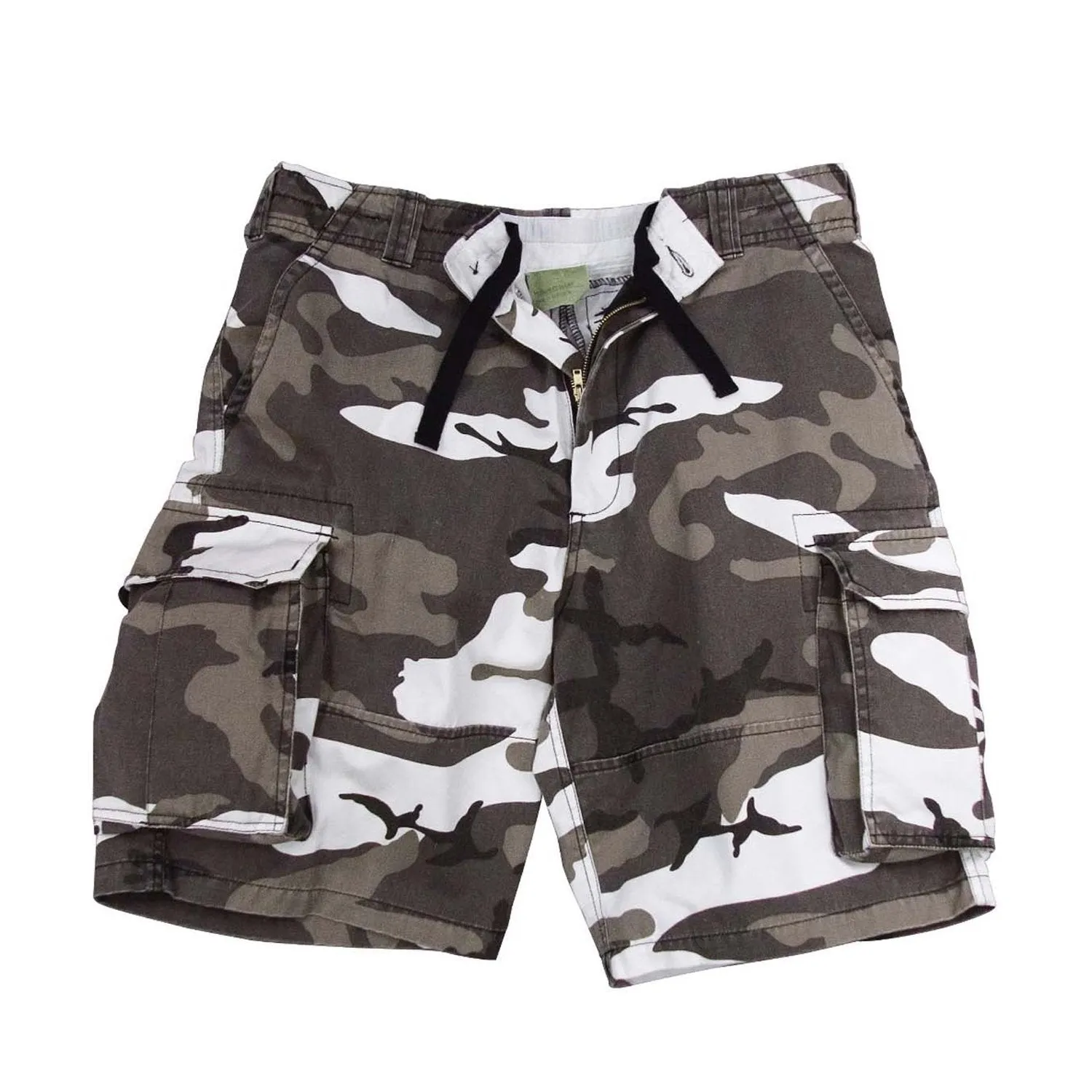 Vintage Camo Paratrooper Cargo Shorts