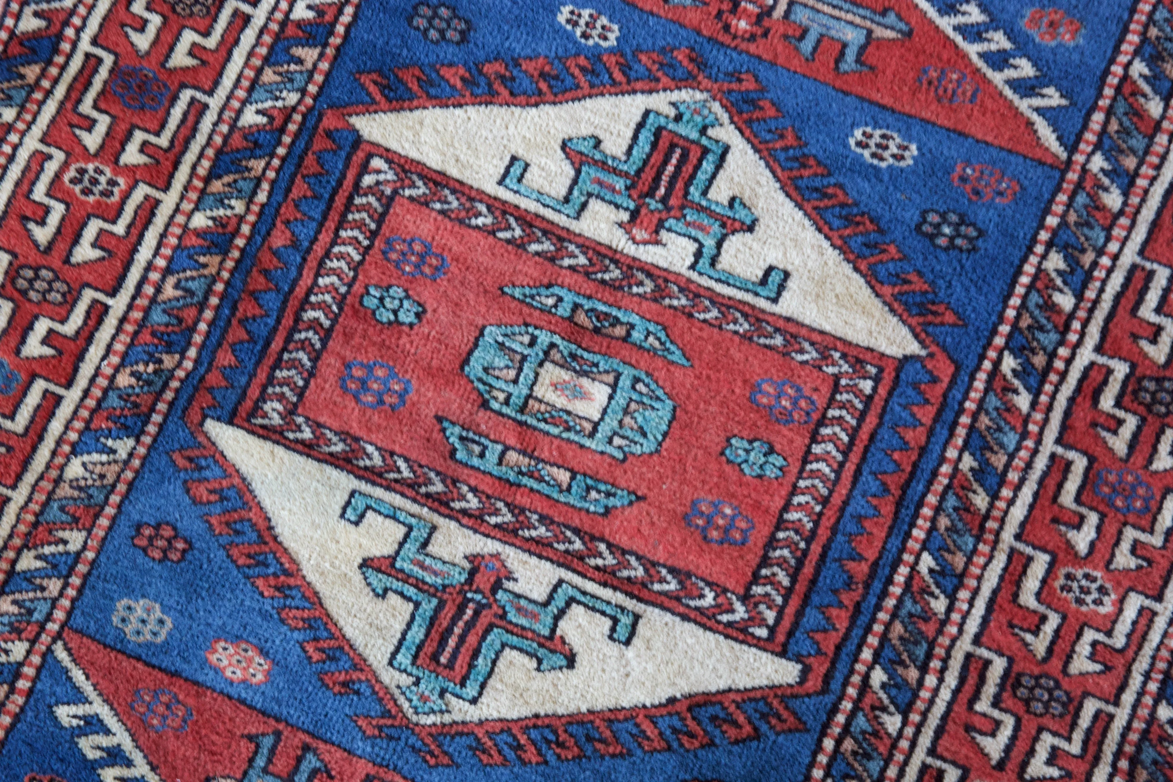 Vintage Canakkale Rug 3'6"x4'10"