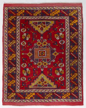 Vintage Canakkale Rug 4'9"x6'10"