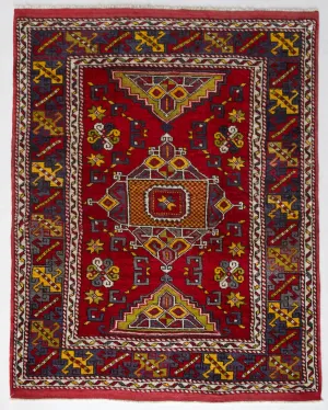 Vintage Canakkale Rug 5'x6'10"