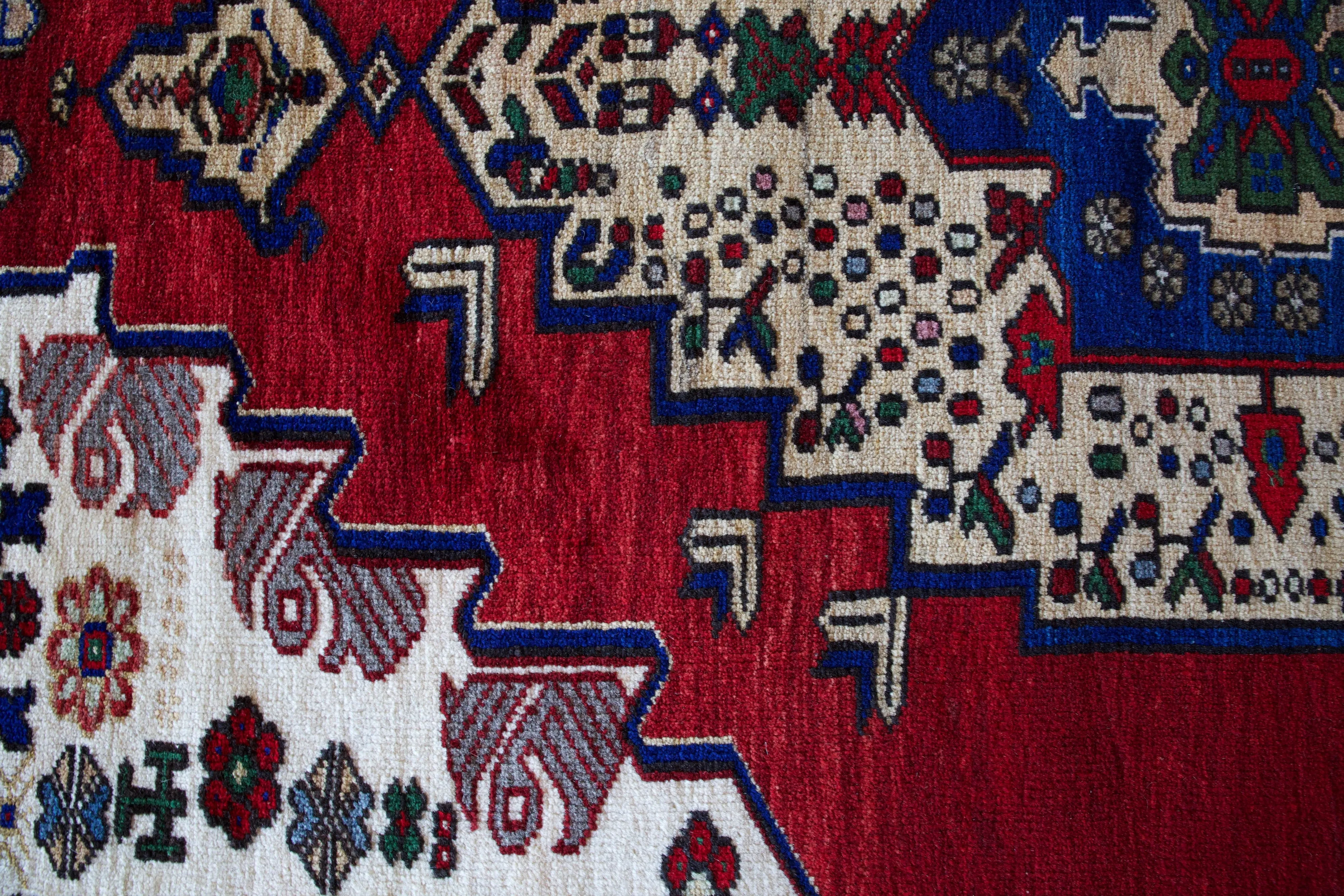 Vintage central Anatolian Rug 5'3"x6'7"