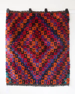 Vintage central Anatolian Tulu Rug 3'10"x4'6"