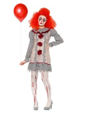 Vintage Clown Lady Costume