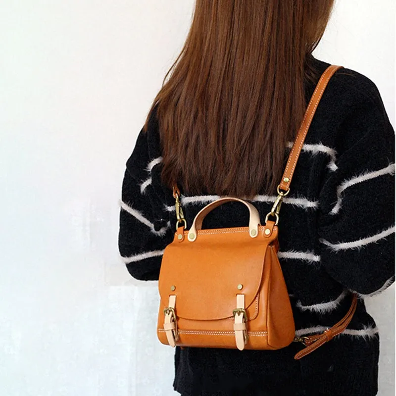 Vintage Cowhide Shoulder Women's Bag|Mini Messenger Bag