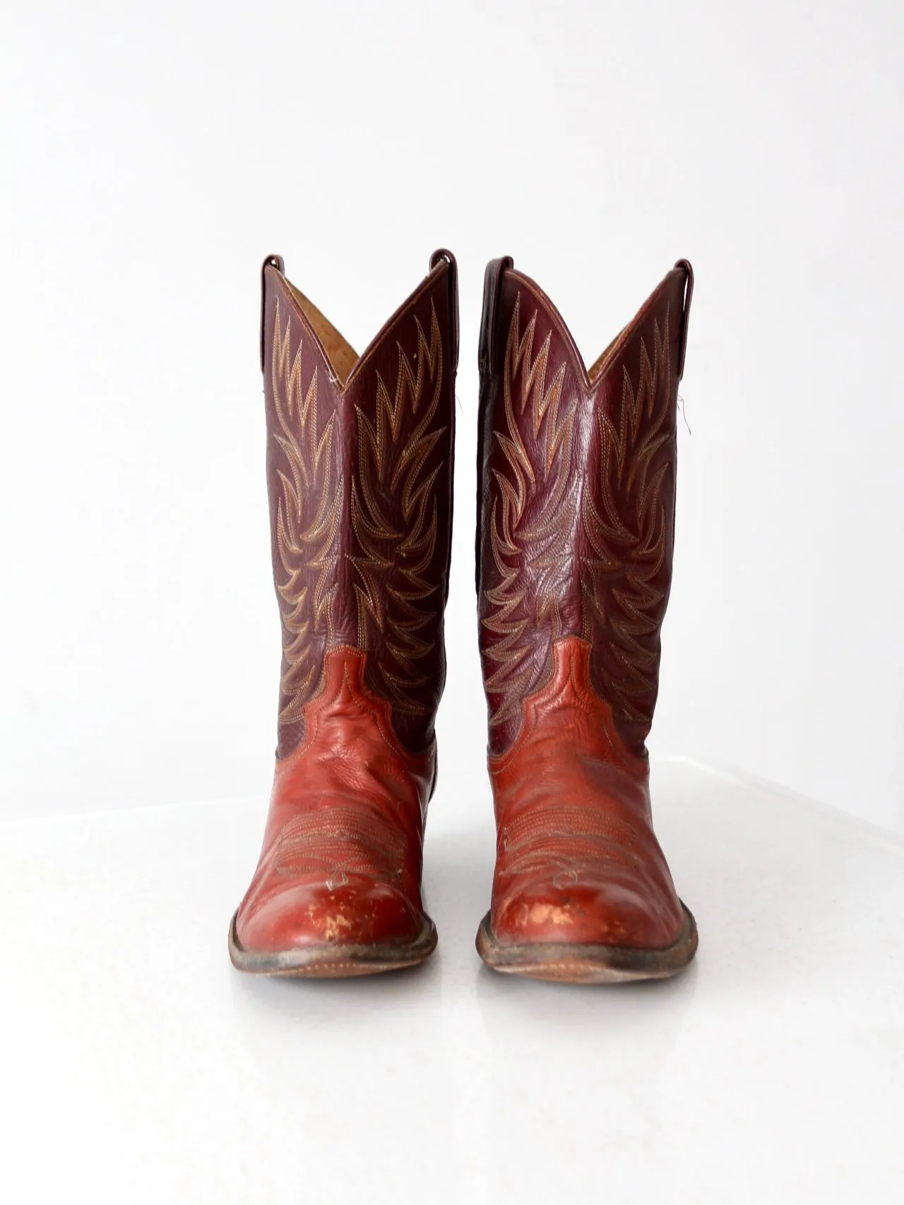 vintage Dan Post cowboy boots, size 10.5 D