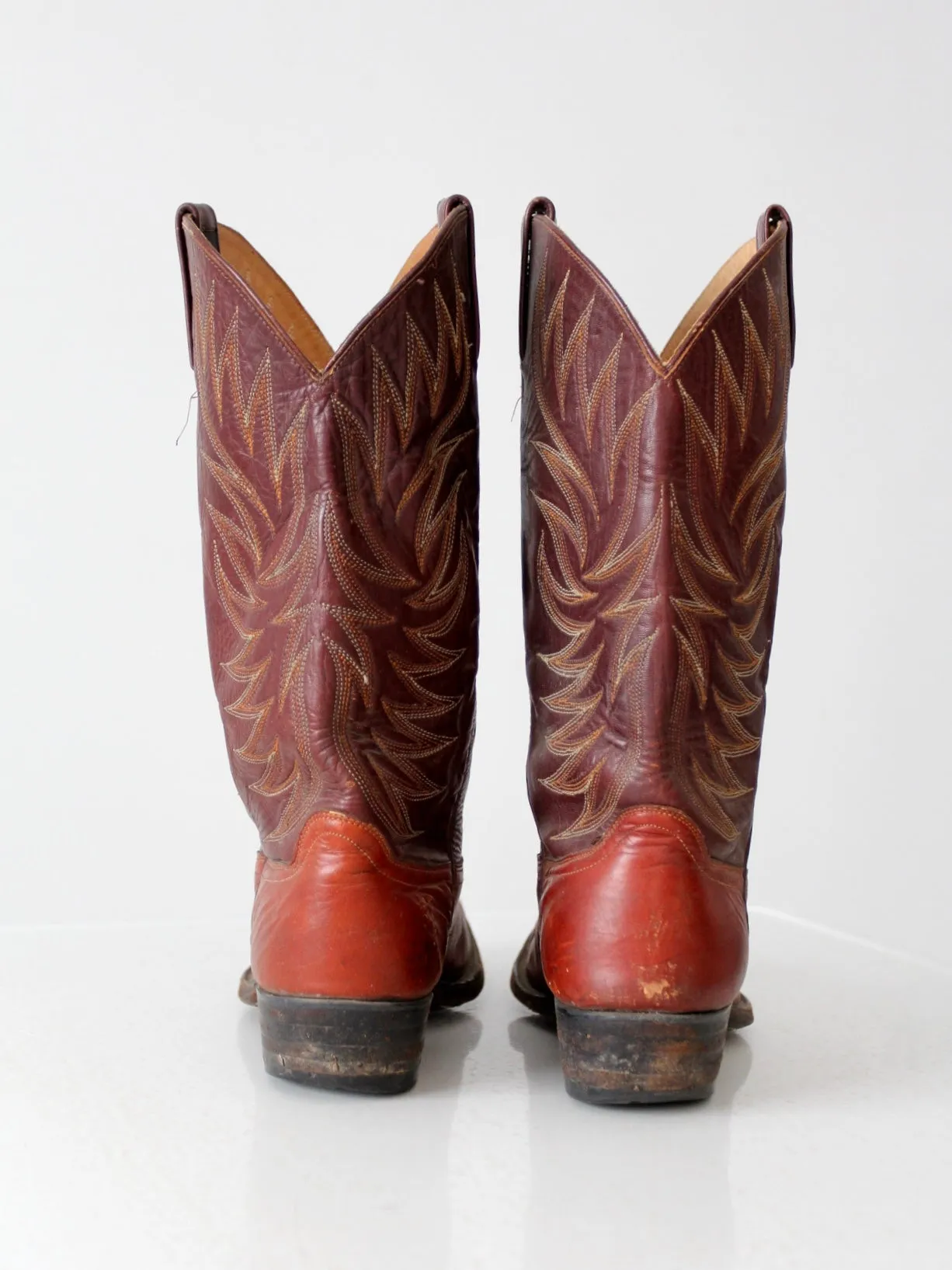 vintage Dan Post cowboy boots, size 10.5 D