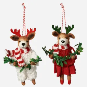 Vintage Deer Ornament