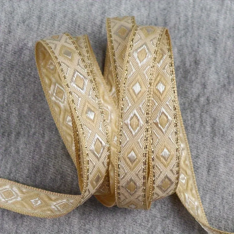 Vintage Ethnic Embroidery Jacquard Ribbon Tape for DIY Crafts