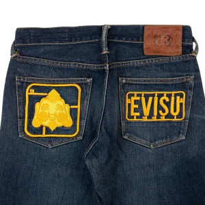 Vintage Evisu Japanese Budda Embroidered Denim Jeans Size W30