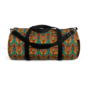 Vintage Floral Duffel Bag - Take a trip back to the 60's with this hippy inspired fairycore duffle