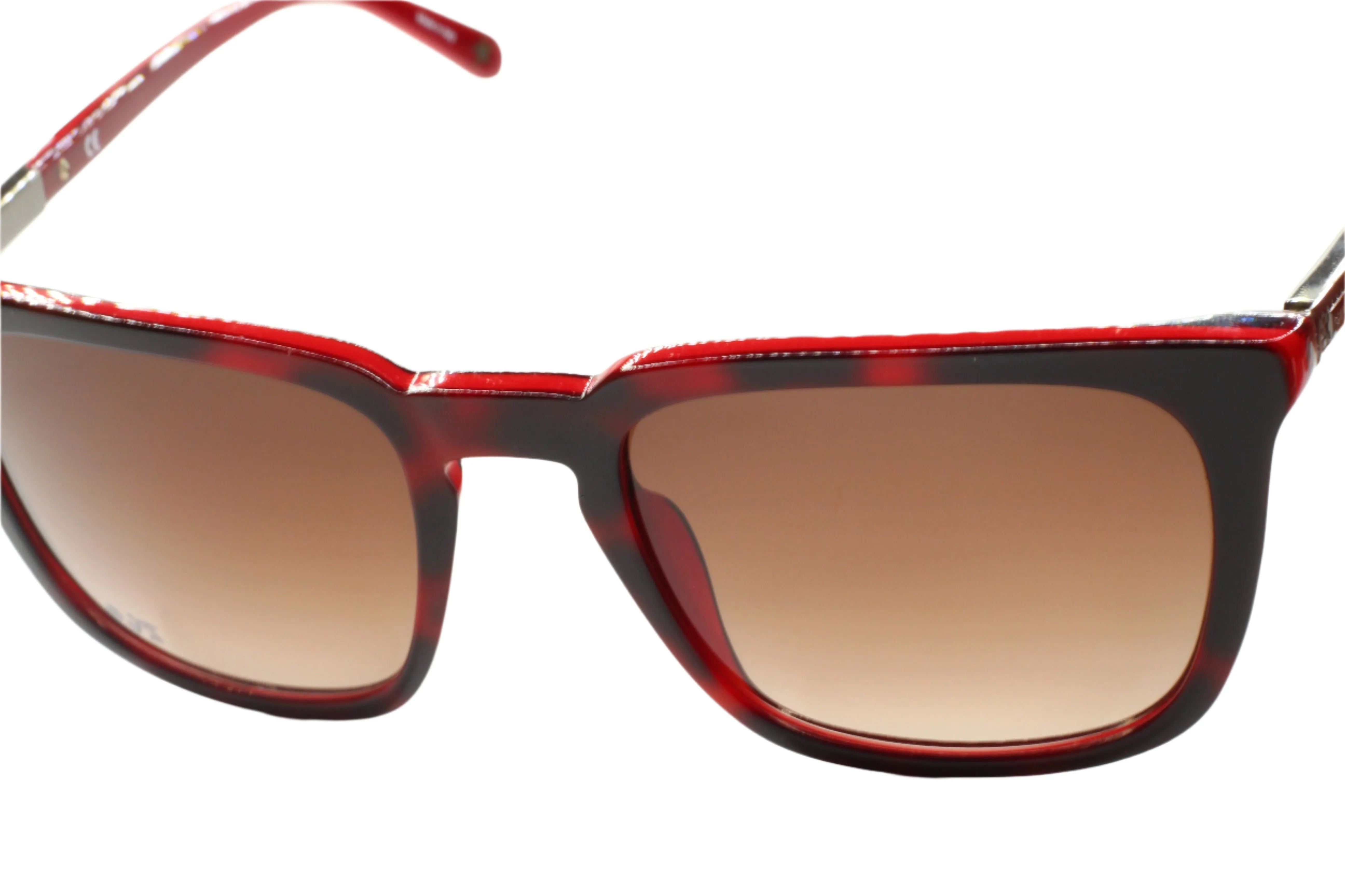 Vintage Givenchy SGV817 06XR Havana Red Luxury Italy Sunglasses