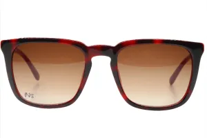 Vintage Givenchy SGV817 06XR Havana Red Luxury Italy Sunglasses