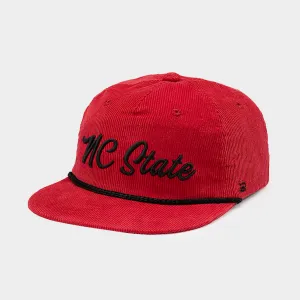 Vintage-Inspired NC State Script Corduroy Hat