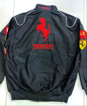 Vintage Inspired Racing Jackets - Ferrari Design 10 Pcs