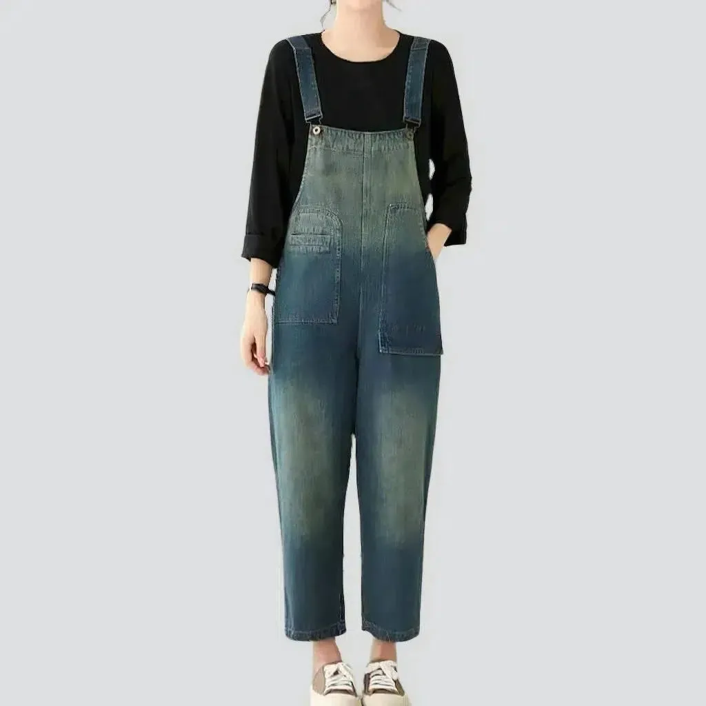 Vintage jean dungaree for women