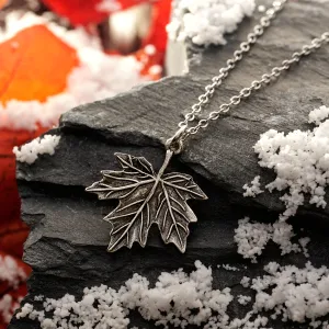 Vintage Maple Leaf Necklace