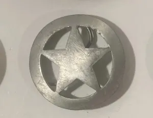 Vintage Metal Belt Buckle, Star Design, Nice Design, Standard Size, Heavy Duty, Quality, Thick Metal, For Belts, Fashion,