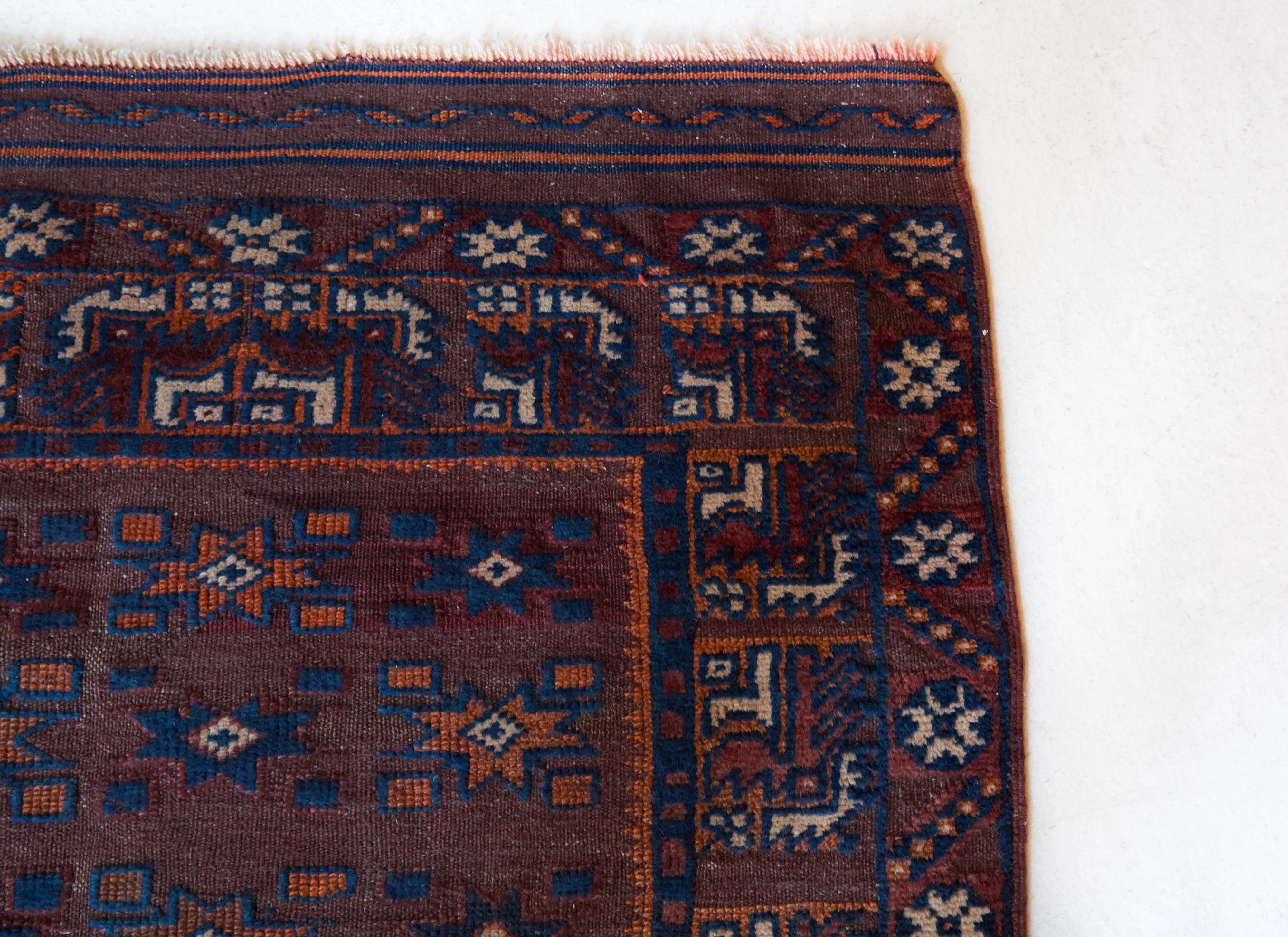 Vintage Mini Pergamum Rug 3'2"x4'2"