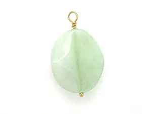 Vintage | Mint Green Calcite Pendant