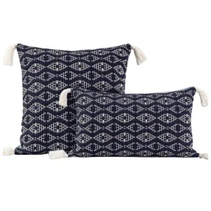 Vintage Navy Blue Pillow