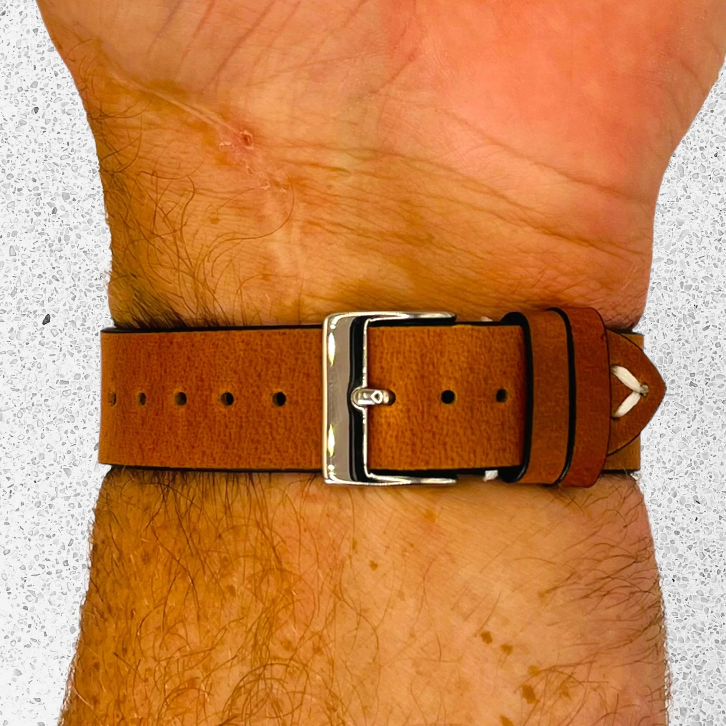 Vintage Oiled Leather Watch Straps Compatible with the Fitbit Charge 4