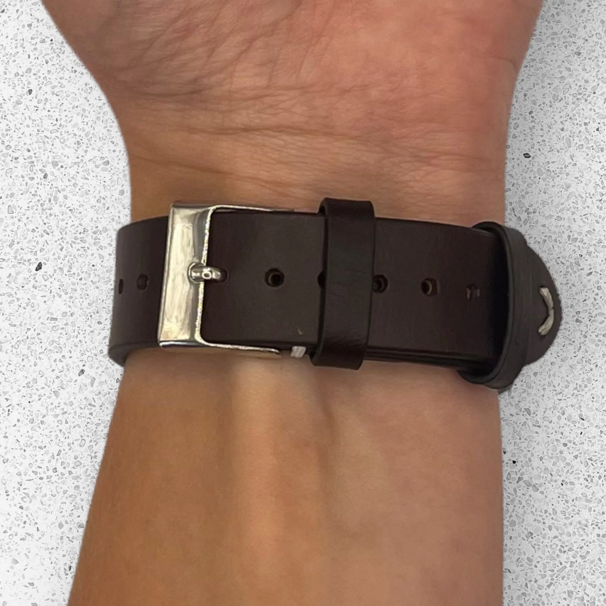 Vintage Oiled Leather Watch Straps Compatible with the Fitbit Charge 4