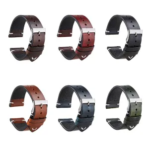 Vintage Oiled Leather Watch Straps Compatible with the Xiaomi Redmi Watch 4