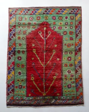 Vintage Oushak Rug 4'11"x6'9"