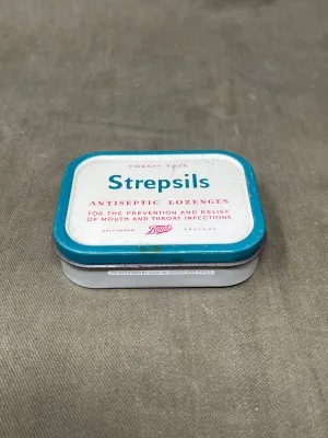 Vintage Strepsils Pastilles Tin