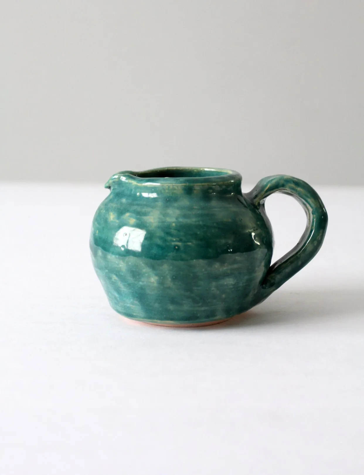 vintage studio pottery small pitcher