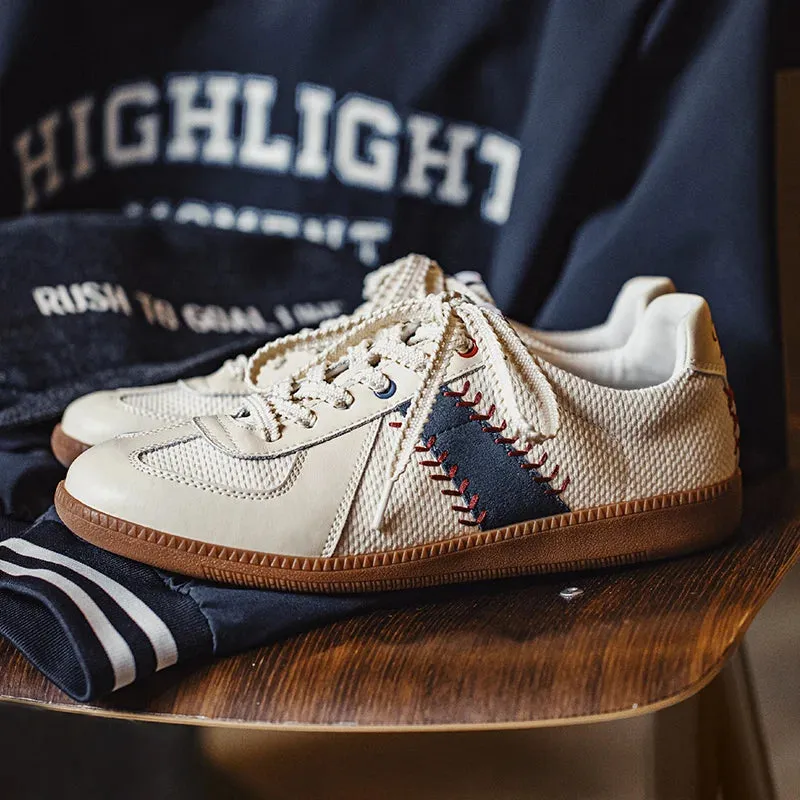 Vintage Style Baseball Sneakers